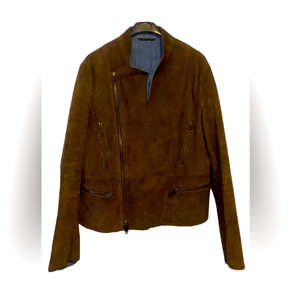 Ermanno Scervino Camoscio Jacket Chamois/Denim